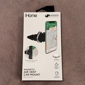 iHome Magnetic Air Vent Car Mount NIB
